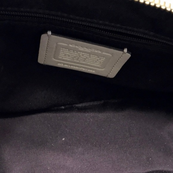 Coach Sierra Satchel Handbag Crossbody - White/Light Gold - Picture 5 of 5